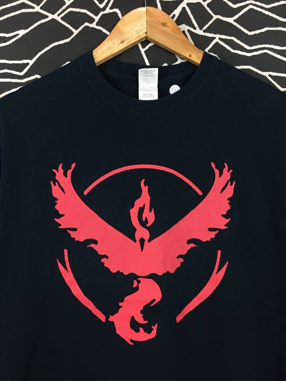 Anime × Nintendo × Pokemon Pokemon Go Team Valor Big Logo Mobile Game Tee Size US M / EU 48-50 / 2 - 3 Thumbnail
