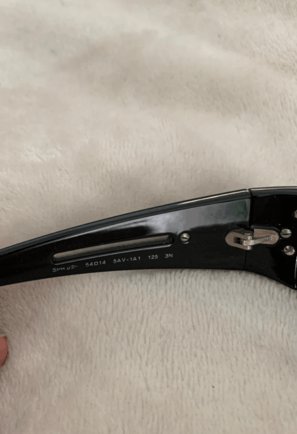 Prada × Vintage PRADA Sunglasses Rectangle Wrap Shield Metal Symbole RI929 Size ONE SIZE - 6 Thumbnail
