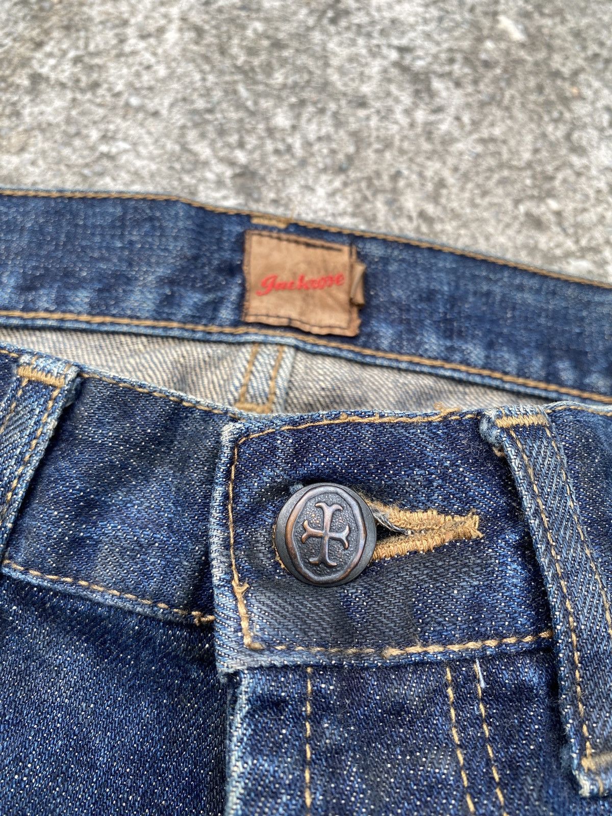 Jack Rose Japan Claws Mark Design Flare Denim