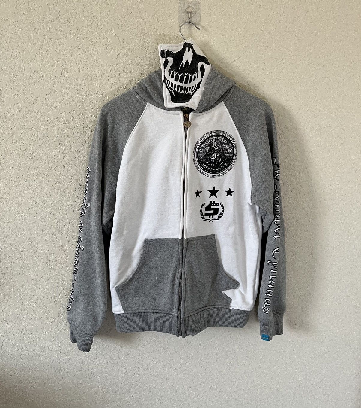 Vintage Y2K $MACK chicano skull face emo hoodie | Medium Size US M / EU 48-50 / 2 - 1 Thumbnail