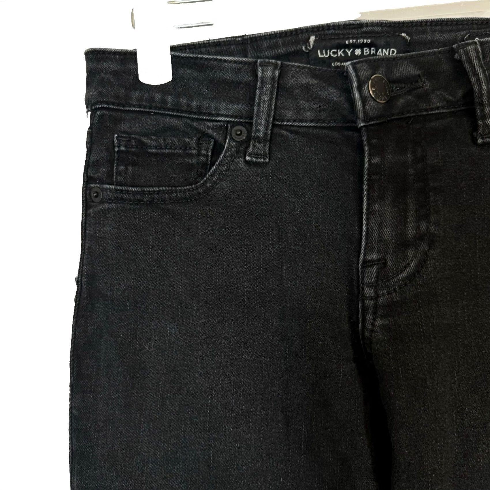 Lucky Brand Lucky Brand Lolita Skinny Jeans Women's 0/25 Black Denim Low Rise Skinny Jeans Size 25" / US 0 / IT 36 - 4 Thumbnail