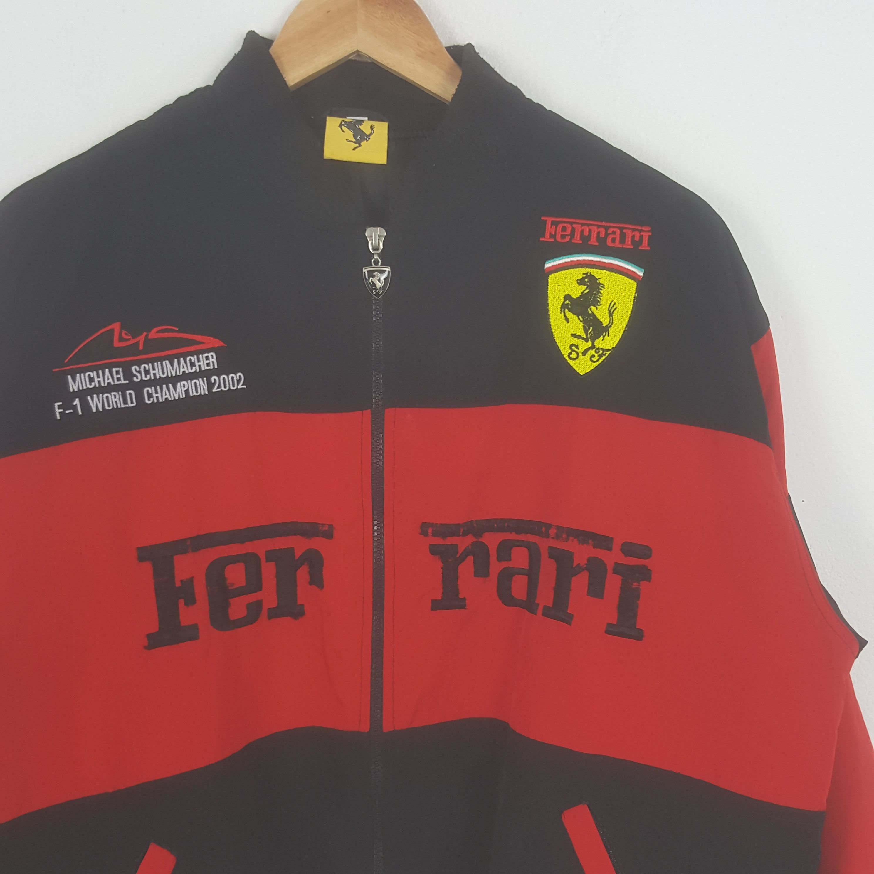 Ferrari × Vintage Vintage Ferrari Micheal Schumacher Formula1 Racing Jacket Size US L / EU 52-54 / 3 - 4 Thumbnail