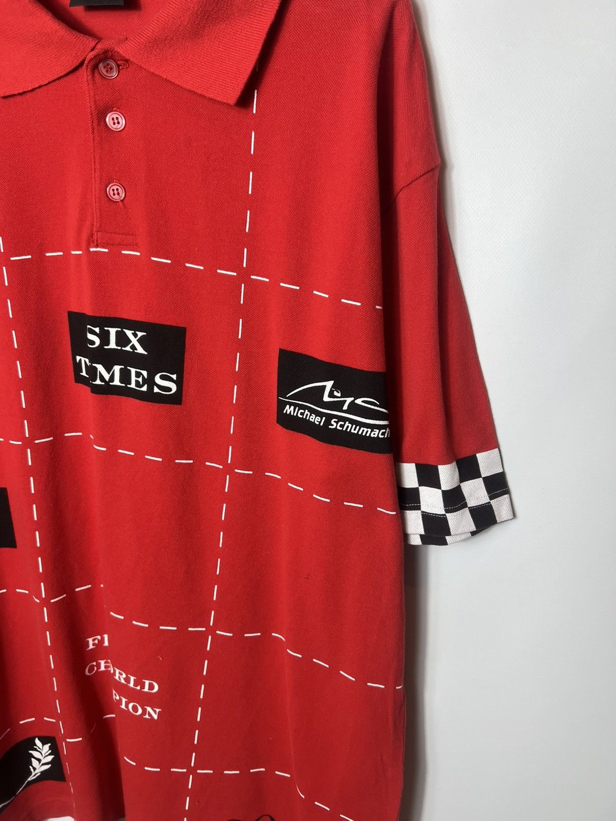 Ferrari Vintage Michael Schumacher 2003 Racing F1 World Champion tee Size US XL / EU 56 / 4 - 5 Thumbnail