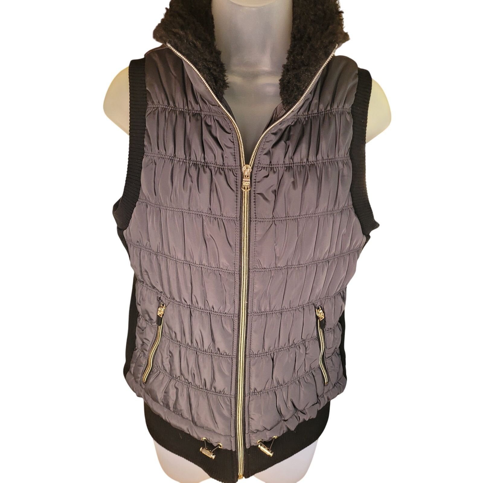 Calvin Klein Calvin Klein Women Blk Performance Vest Lined Sz M Size M / US 6-8 / IT 42-44 - 1 Thumbnail