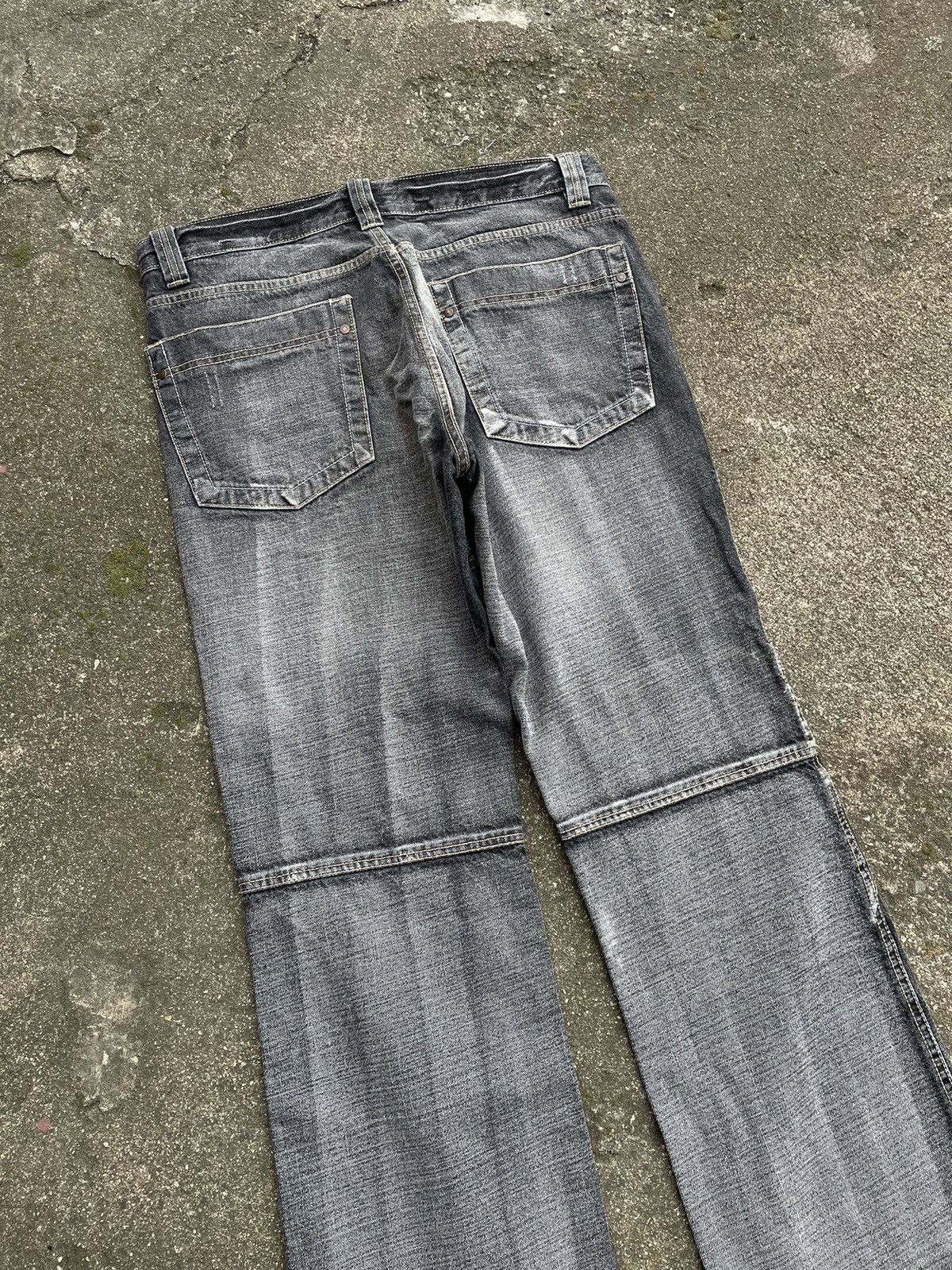 Affliction × Vintage Crazy Vintage Y2K Baggy Cross Jeans Opium Wide Leg Skater Size US 34 / EU 50 - 7 Thumbnail