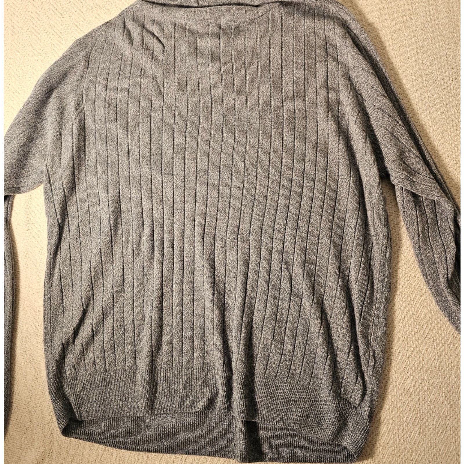 Geoffrey Beene Geoffrey Beene Sweater V-Neck 2XL Blue Knits Ribbed Trim Pullover Men Vintage No 90s Casual Dress Lightweight Knit Top Size US XXL / EU 58 / 5 - 7 Thumbnail