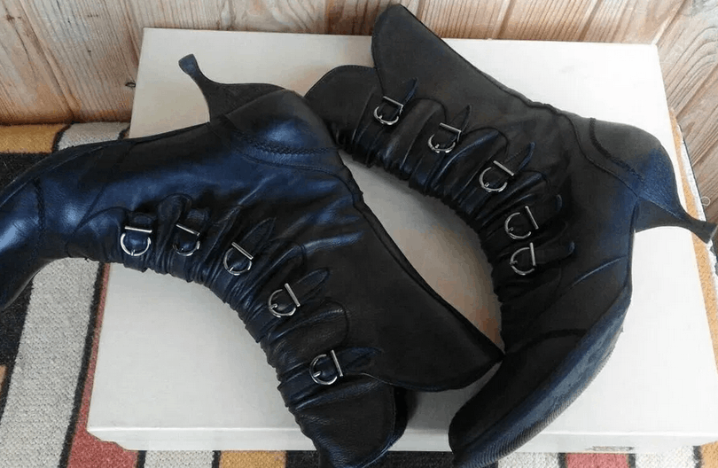 Other Avant Garde Leather Boots Crazy Avant Garde Size US 7.5 / IT 37.5 - 8 Thumbnail