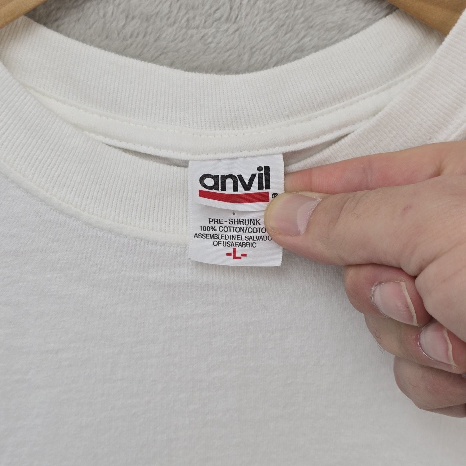 Anvil Vintage Jaguar Echological Reserve Human-I-Tees Shirt Large Size US L / EU 52-54 / 3 - 6 Thumbnail