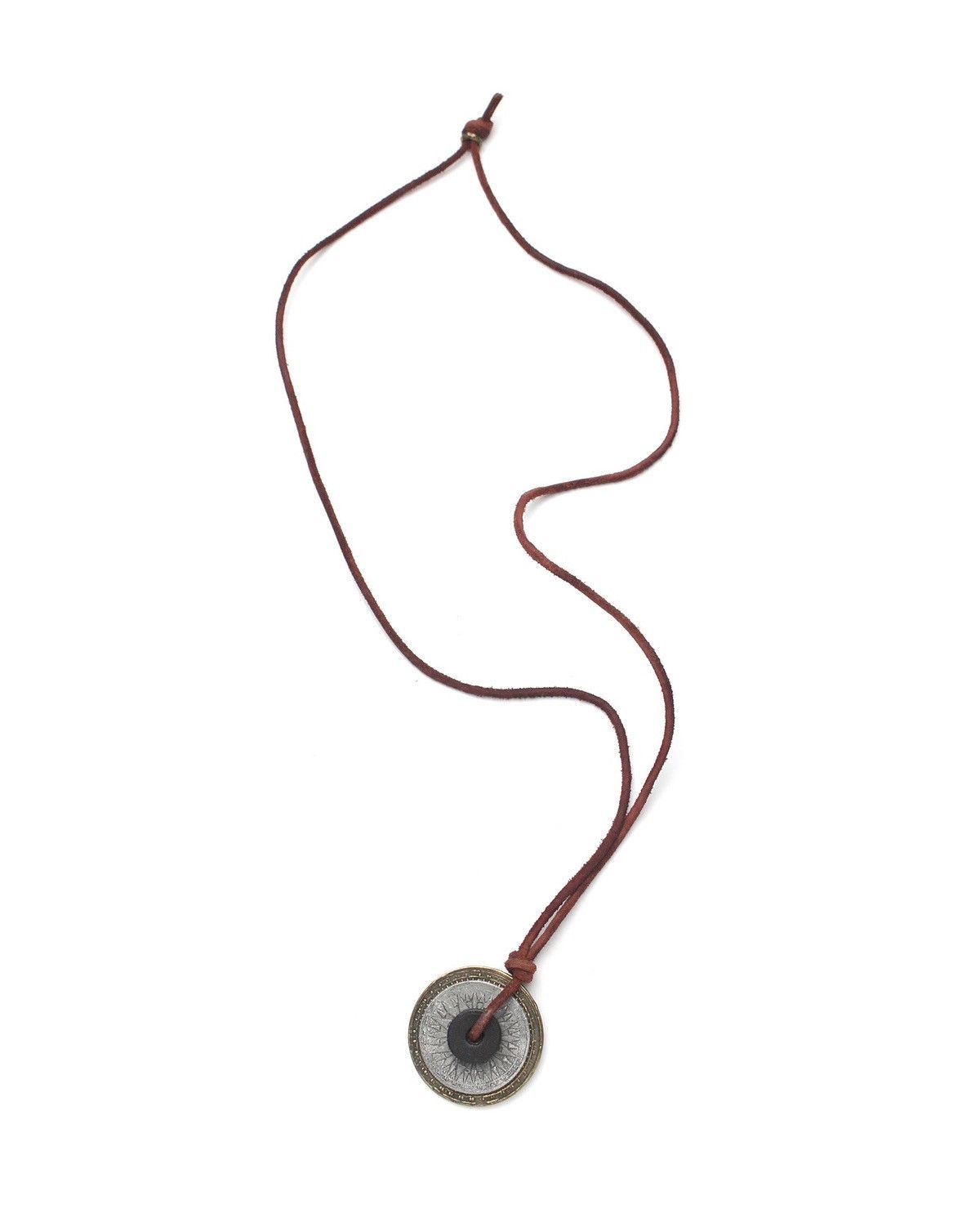 Vintage 2000S JAPANESE MADE SUN DISC PENDANT NECKLACE Size ONE SIZE - 1 Thumbnail