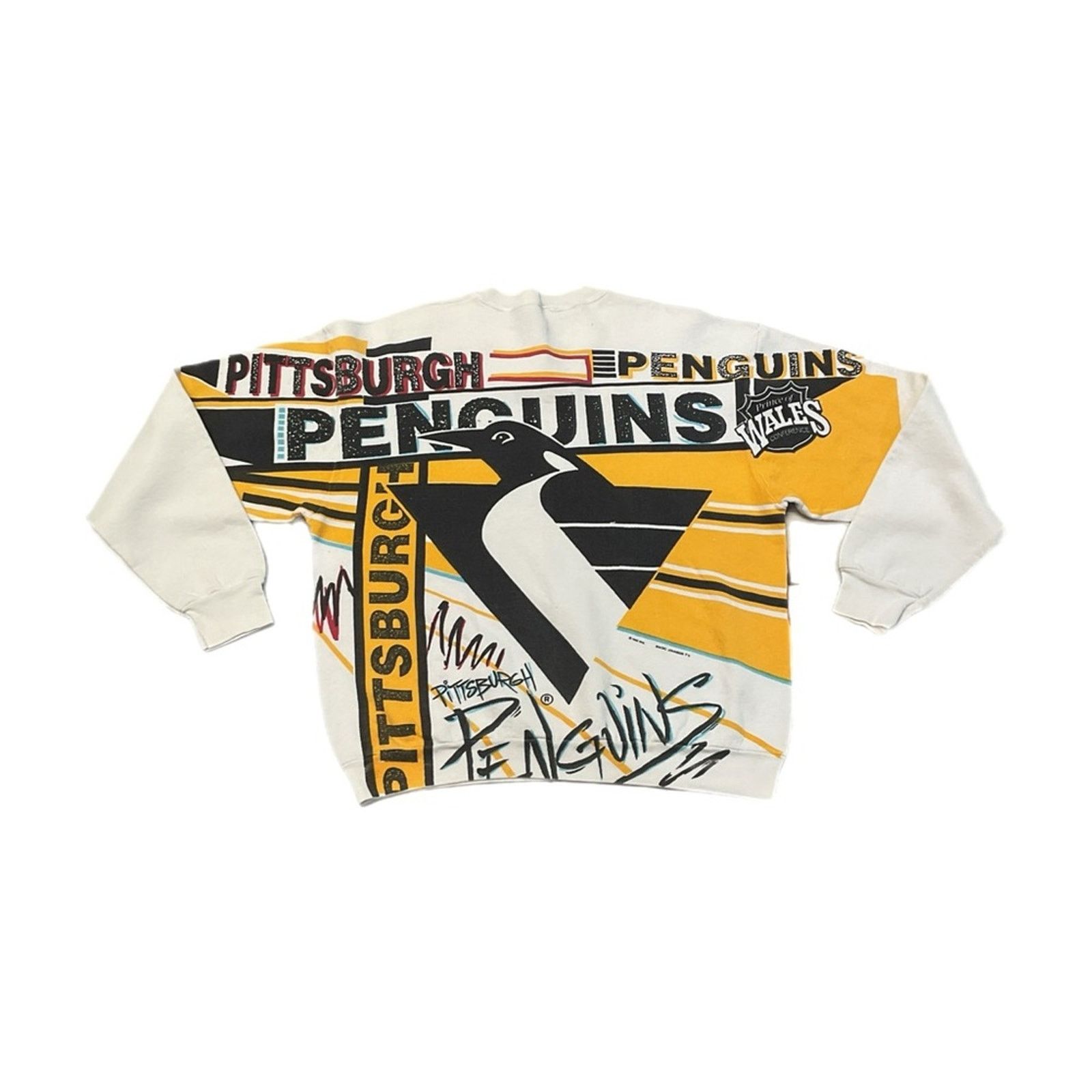 NHL Vintage NHL Magic Johnson Pittsburgh Penguins AOP Sweatshirt Size US XL / EU 56 / 4 - 2 Thumbnail