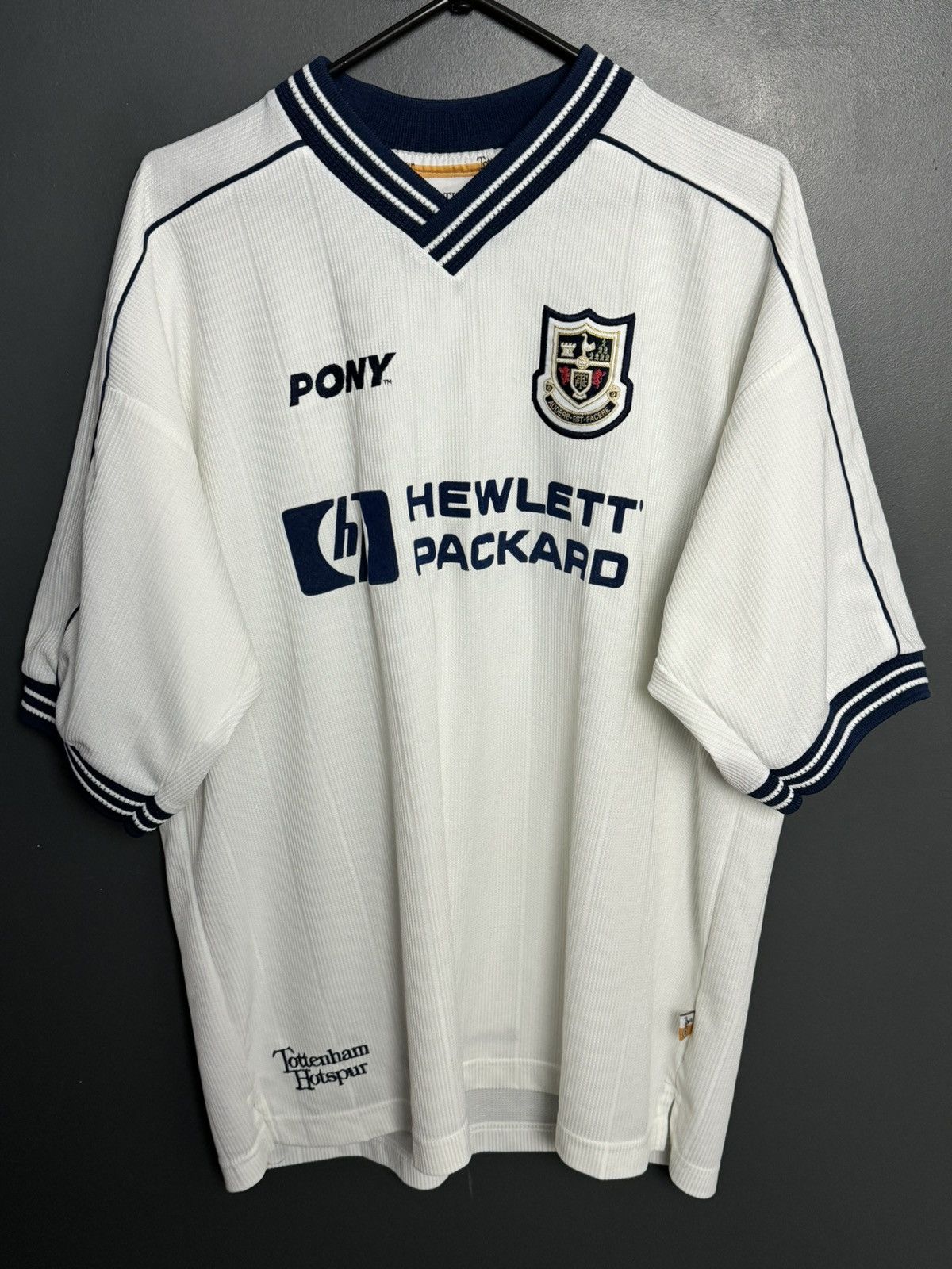 PONY Tottenham Hotspur 97/99 Home Football Jersey Size US XL / EU 56 / 4 - 1 Thumbnail