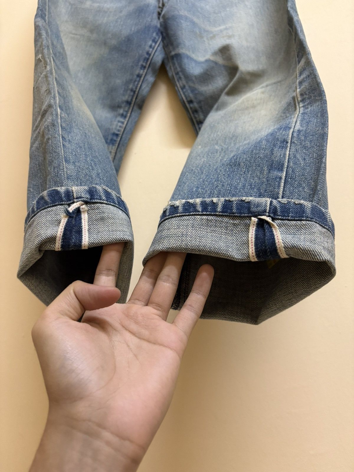 Levi's Vintage 90s Levis 502 XX J22 W27 L34 Selvedge Jeans Size US 27 - 4 Thumbnail
