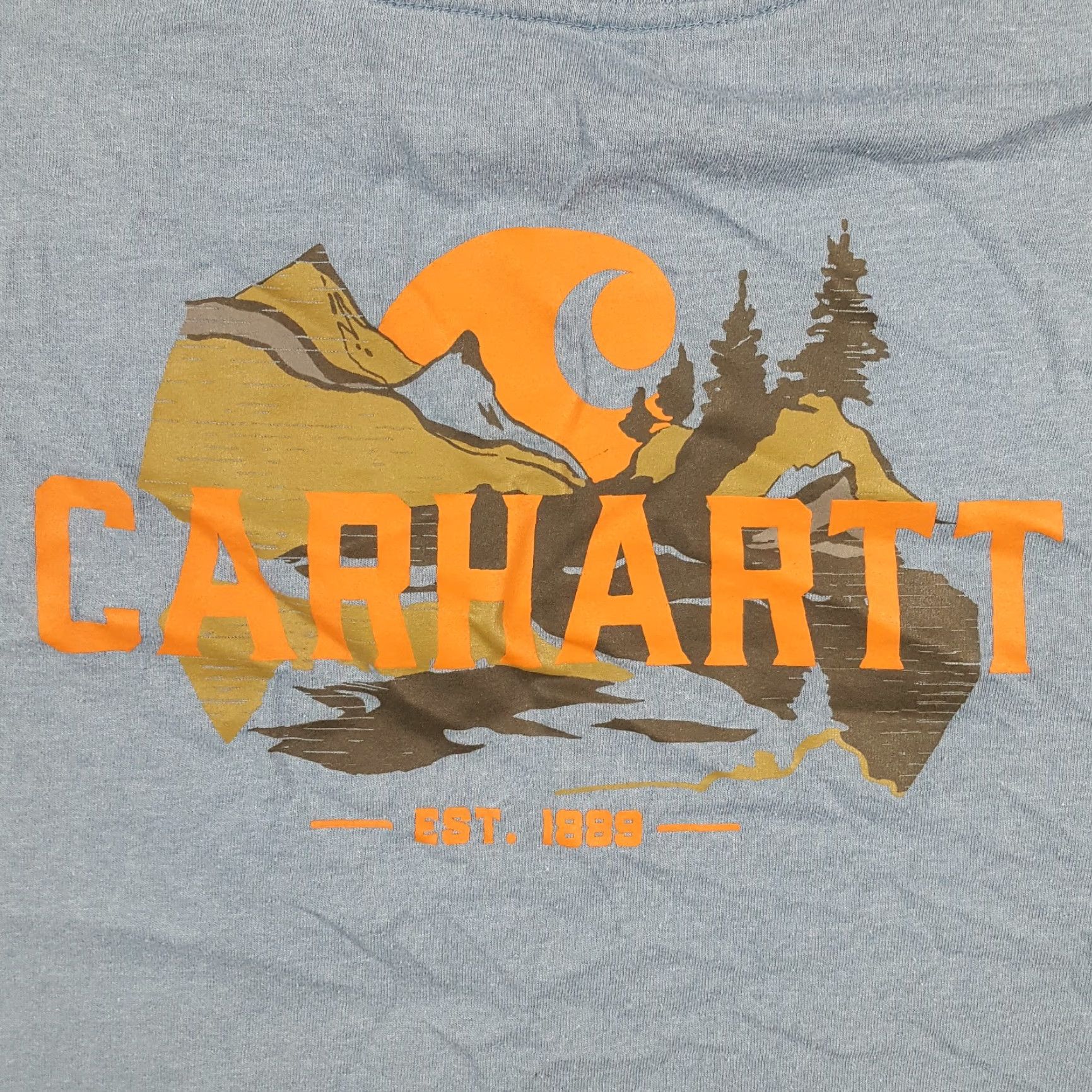 Carhartt VINTAGE Carhartt Blue Pocket Tee Shirt Men's Medium Relaxed Fit Outdoor Workwear 90s Retro Size US M / EU 48-50 / 2 - 5 Thumbnail