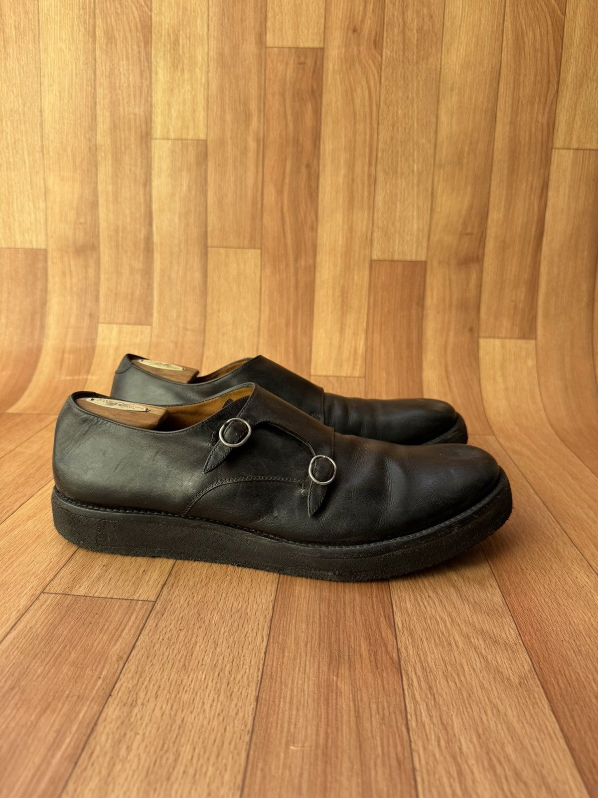 Yves Saint Laurent 🕷️💥 Saint laurent double monk creepsole loafers Size US 11 / EU 44 - 9 Thumbnail