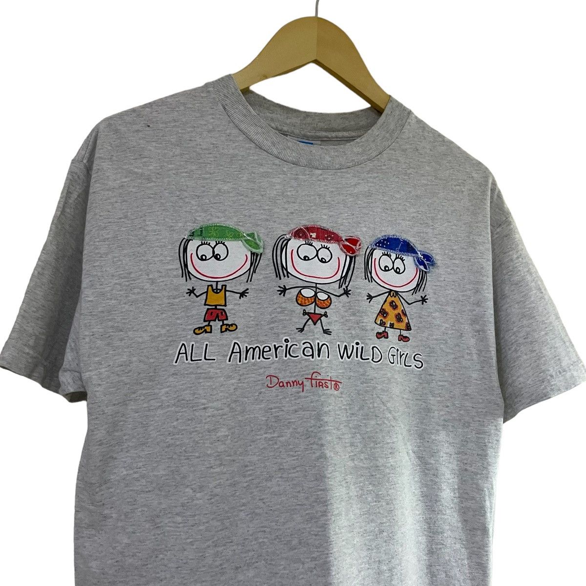 Japanese Brand × Vintage Tshirt Vintage All America Wild Girl Danny Firsto Size US M / EU 48-50 / 2 - 3 Thumbnail