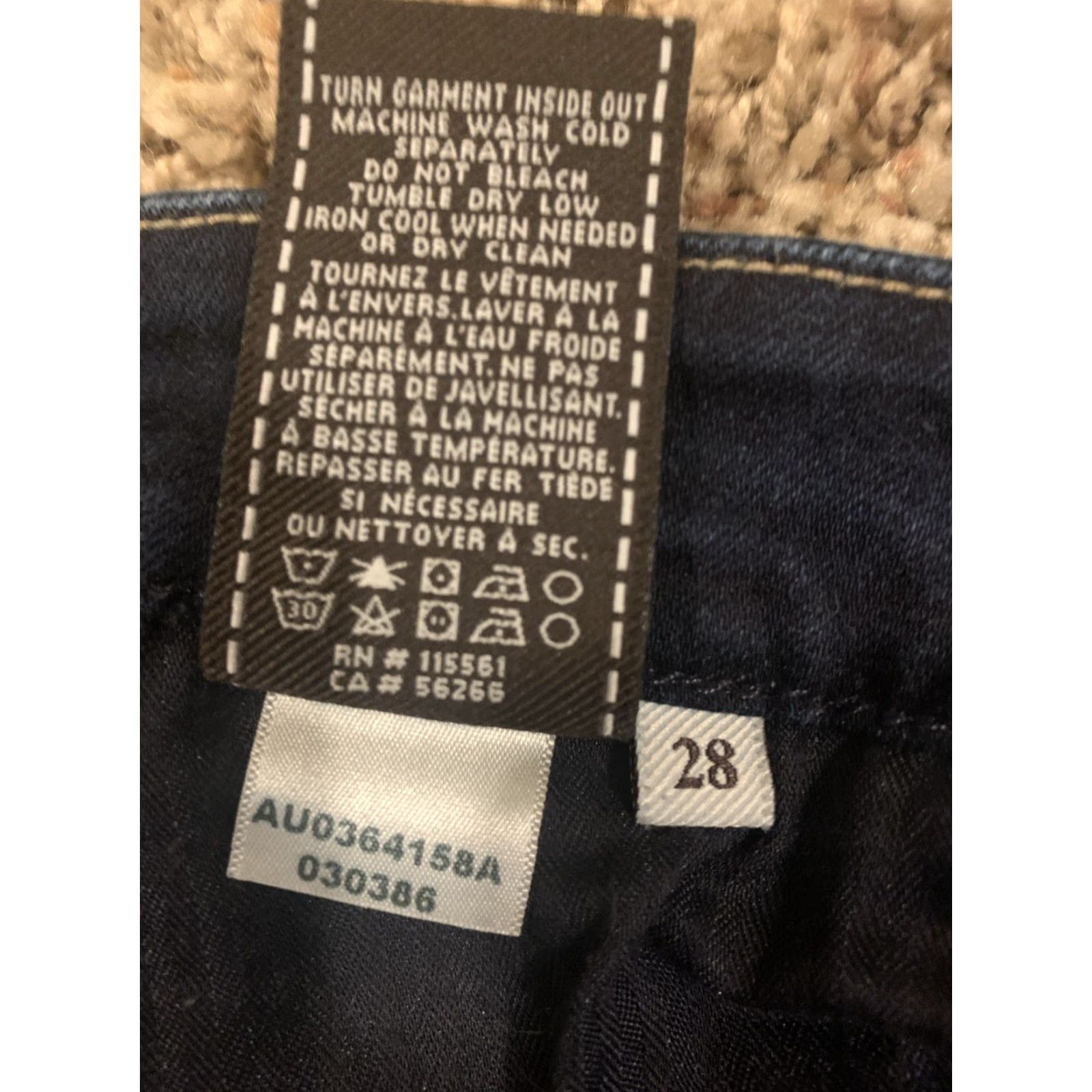 7 For All Mankind 7 For All Mankind Kimmie Jeans Bootcut Regular 28 Blue Denim USA 7 For All Mankind Model Secondary 5-Pocket Mens Womens Girls Boys Size 28" / US 6 / IT 42 - 8 Thumbnail