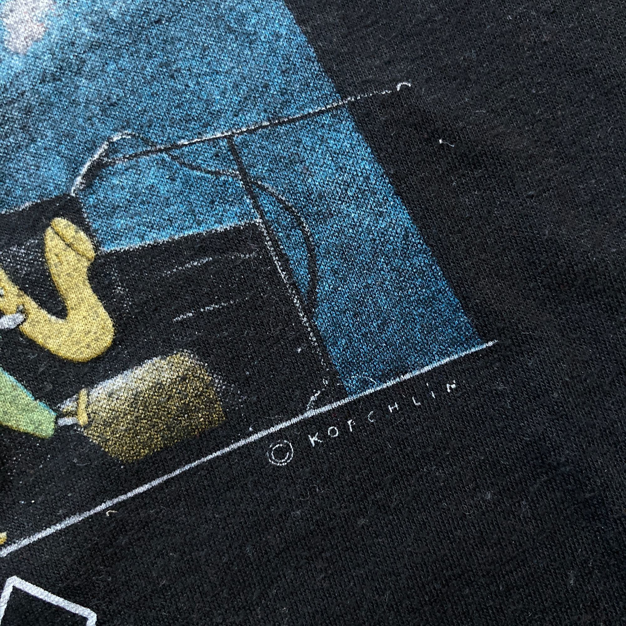 Other Genesis 1980 Tour Black Single Stitch Vintage T-Shirt With C Size US M / EU 48-50 / 2 - 6 Thumbnail