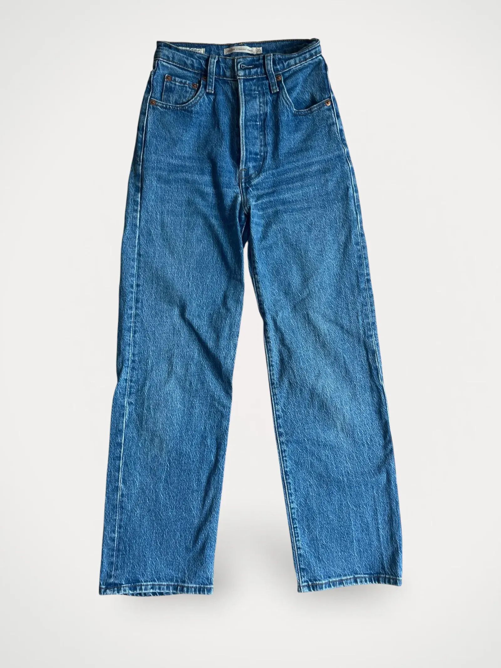Levi's Levi's Ribcage Straight Ankle Jeans Size 23" - 1 Thumbnail