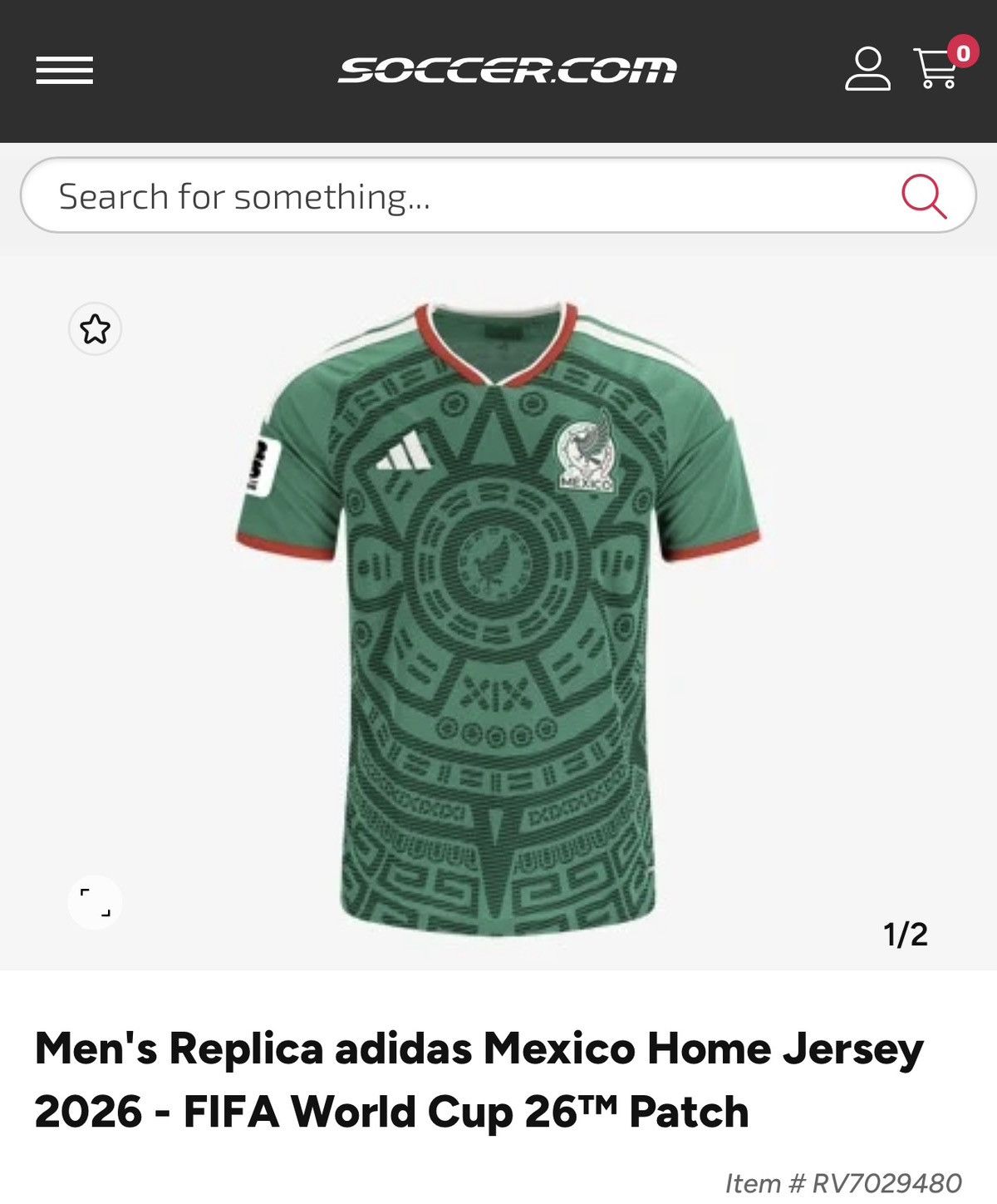 Adidas Mexico 2026 World Cup Home Jersey