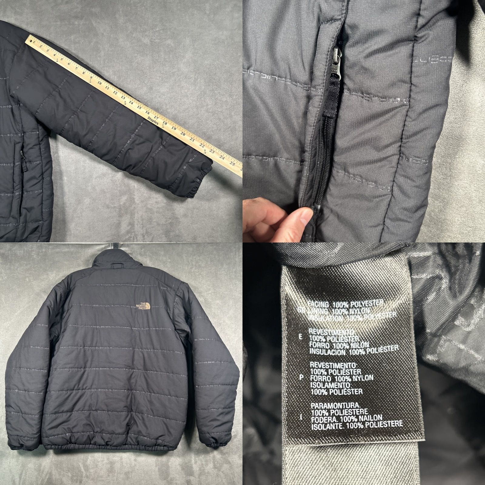 The North Face The North Face Bombay Puffer Jacket Full Zip Mens M Coat Black Quilted Size US M / EU 48-50 / 2 - 8 Thumbnail