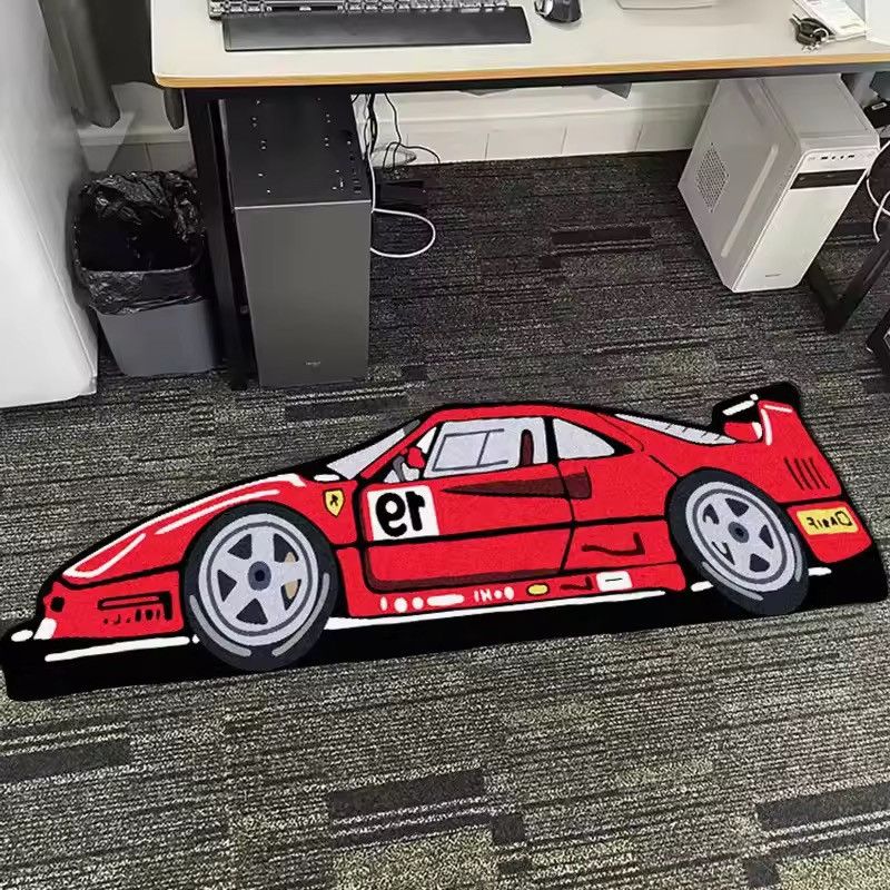Other Handmade Custom Racing Car Bedroom Home Rug Carpet Size ONE SIZE - 1 Thumbnail