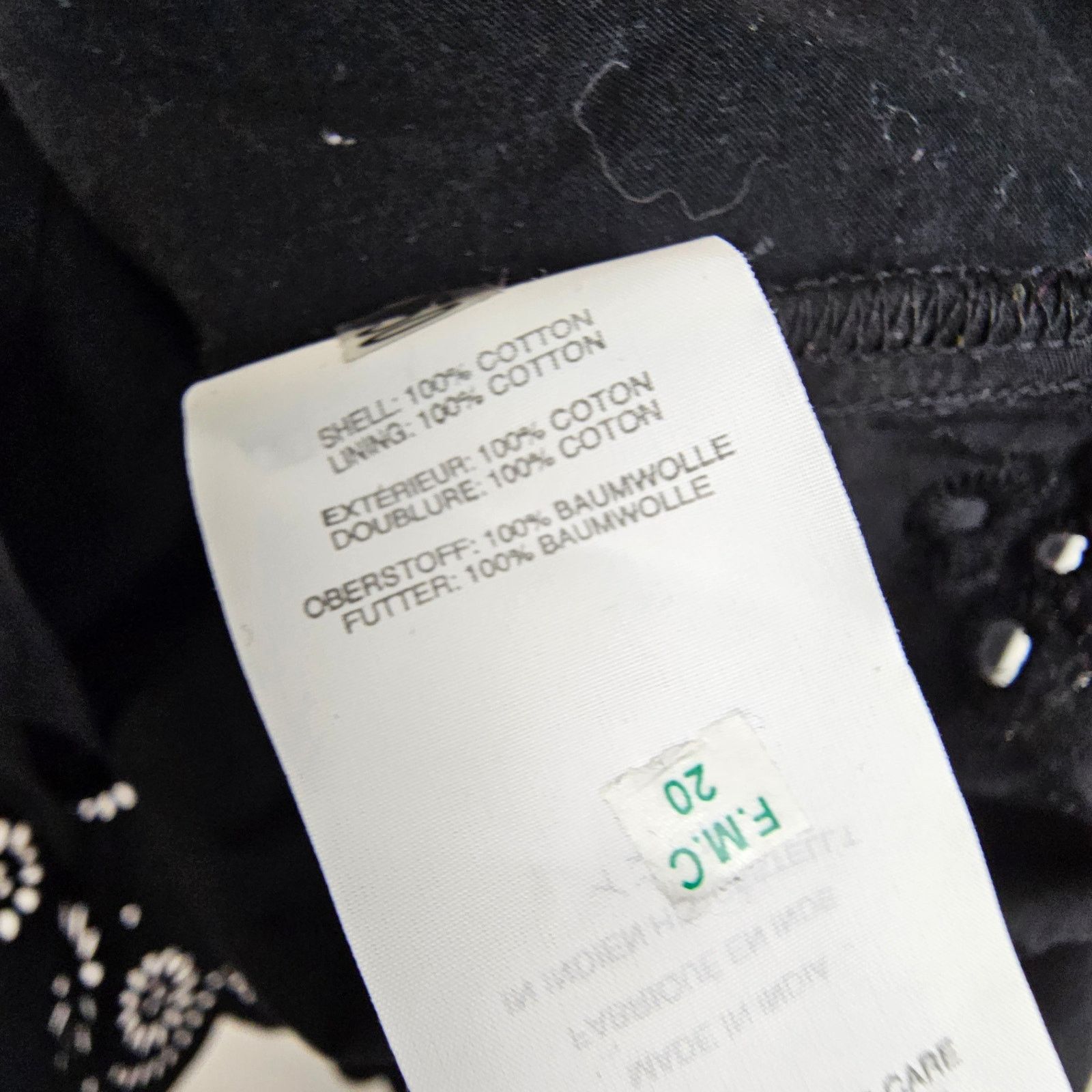 J.Crew J. Crew Womens Funnel Neck Eyelet Shirt Size 6P Black Summer Size M / US 6-8 / IT 42-44 - 10 Thumbnail