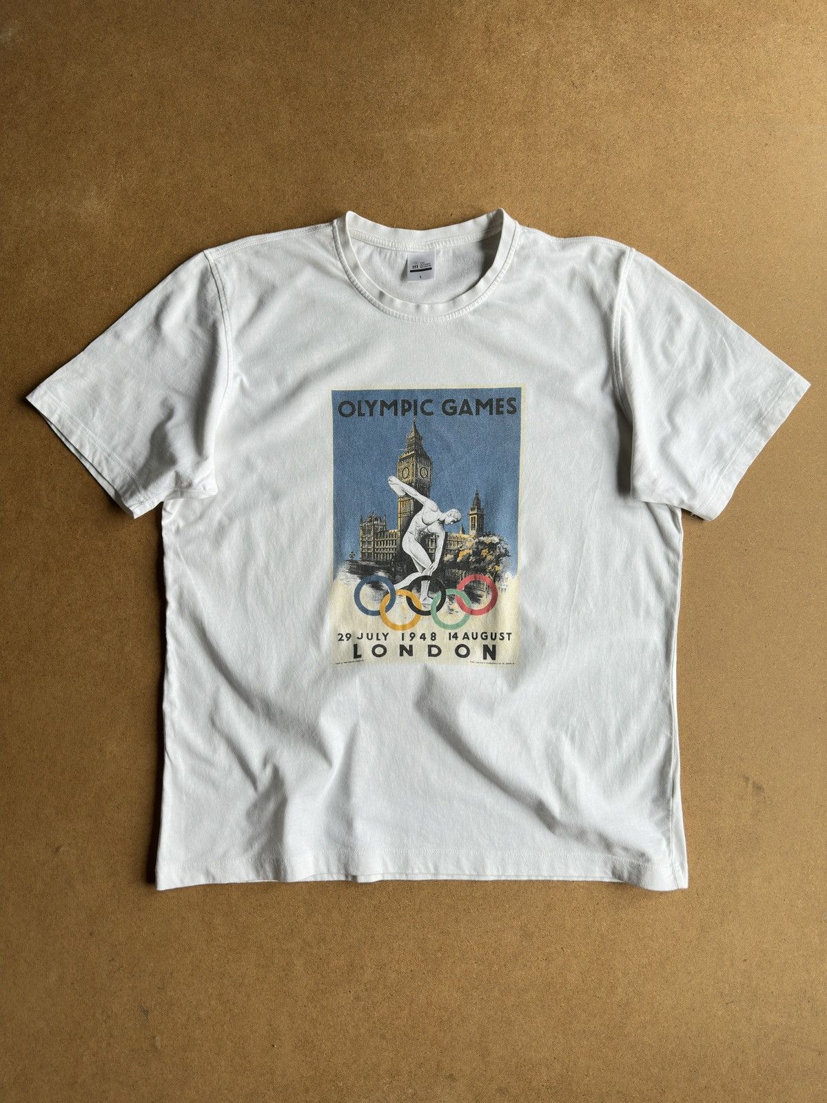 Vintage Olympic Game London The Olympic Museum by Adidas Tee