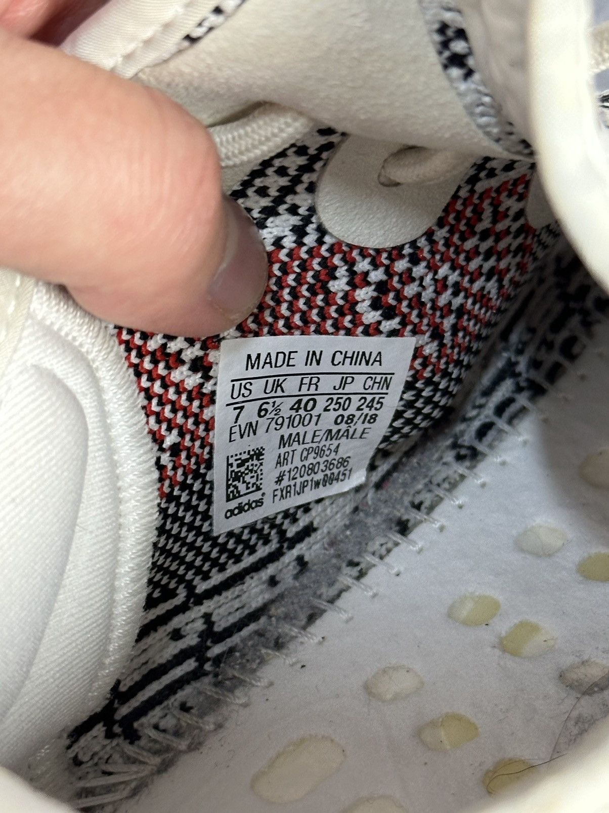 Adidas × Vintage × Yeezy Vintage Adidas Yeezy 350 V2 Zebra Y2K Archival Kanye West Size US 7 / EU 40 - 11 Thumbnail