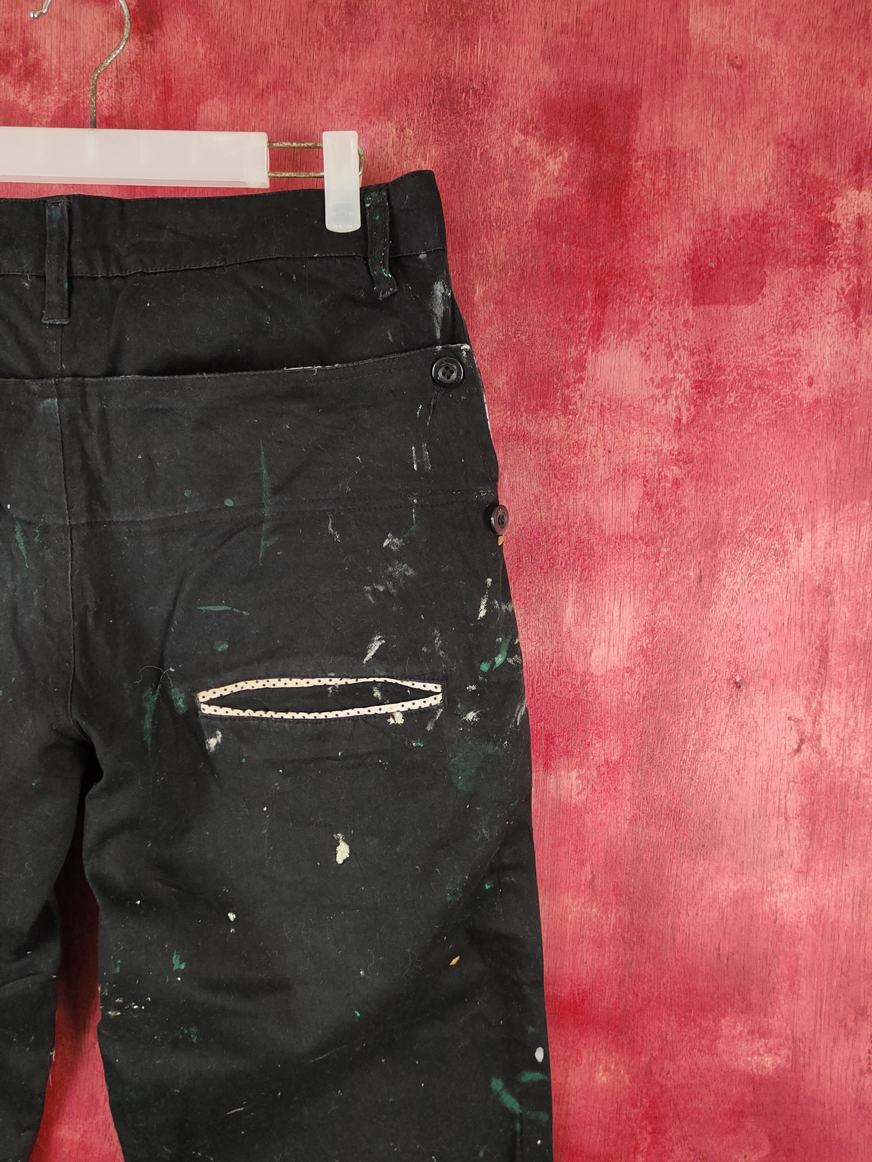 Japanese Brand Free Beat Black painter Multipocket Cargo Pants #S1749 Size US 30 / EU 46 - 12 Thumbnail