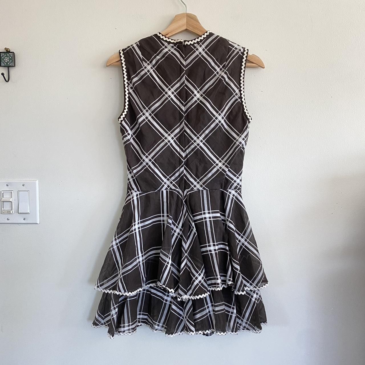 Vintage MELISSA LANE BROWN MINI DRESS 70S VINTAGE SIZE 2-3 Size XS / US 0-2 / IT 36-38 - 6 Thumbnail