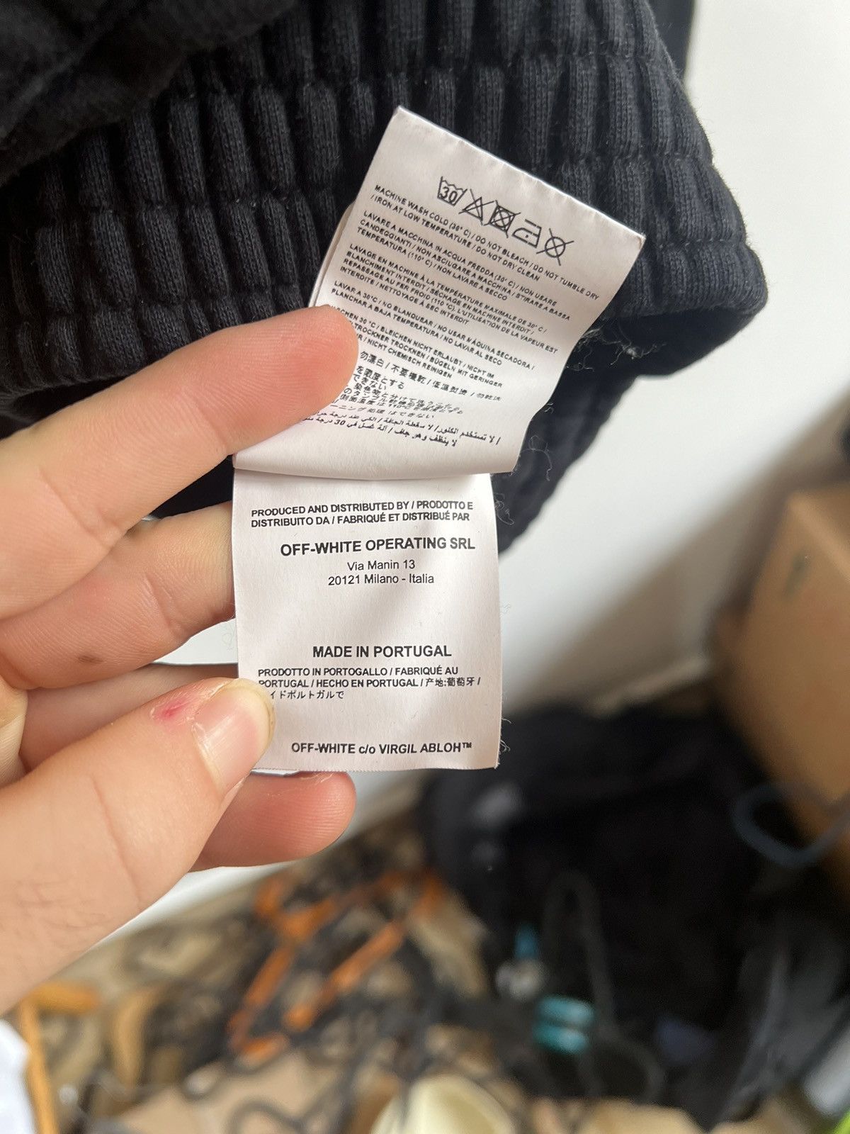 Off-White Off white seeing things Peace Hoodie Size US XL / EU 56 / 4 - 14 Thumbnail