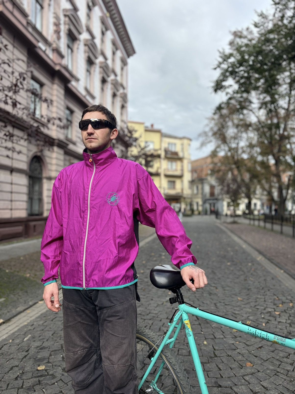 Vintage 💜🚴‍♀️80s Castelli vintage cycling jersey made in Italy Size US XL / EU 56 / 4 - 2 Thumbnail