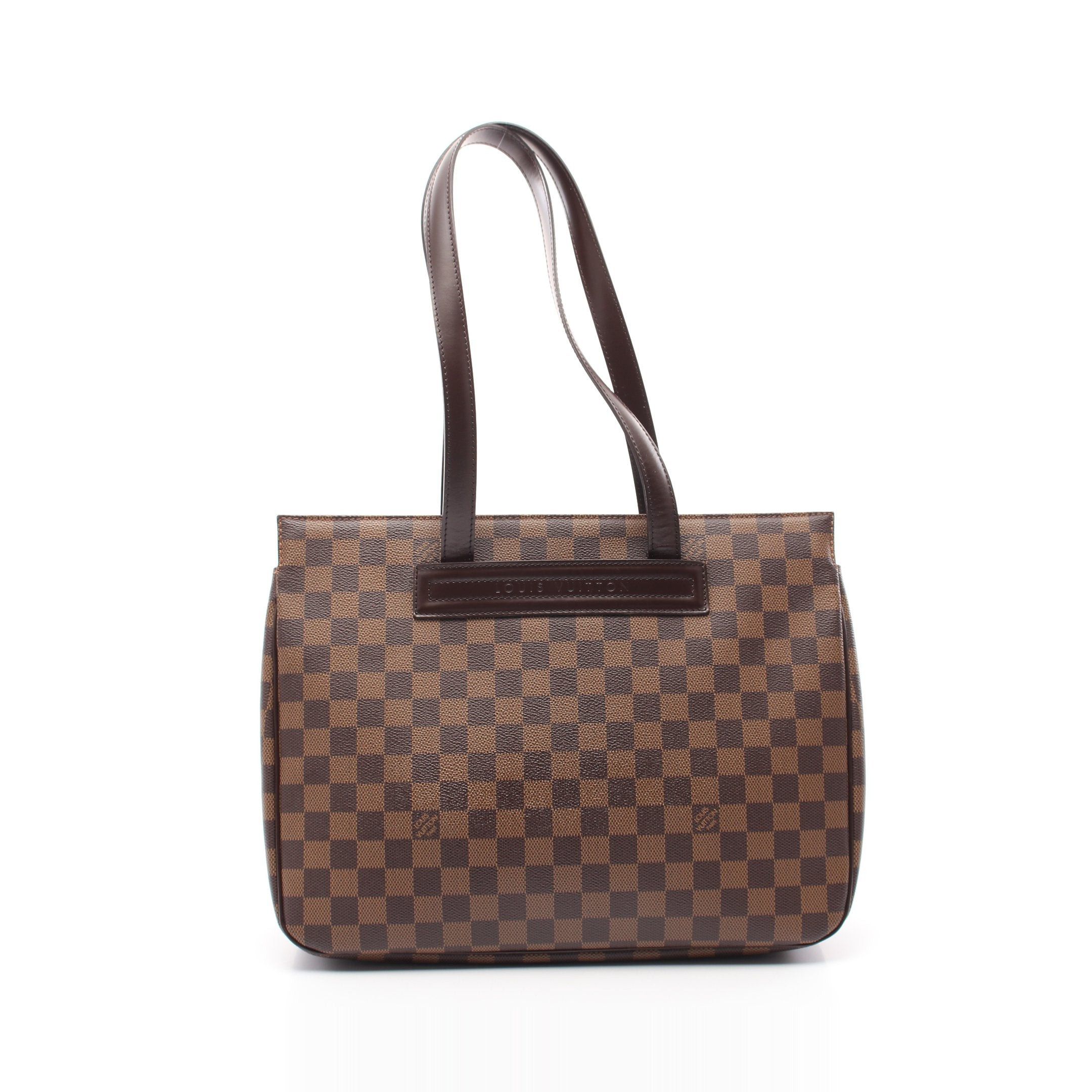 Louis Vuitton Louis Vuitton Parioli Pm Damier Ebene Shoulder Bag Tote Leather Brown Size ONE SIZE - 1 Thumbnail