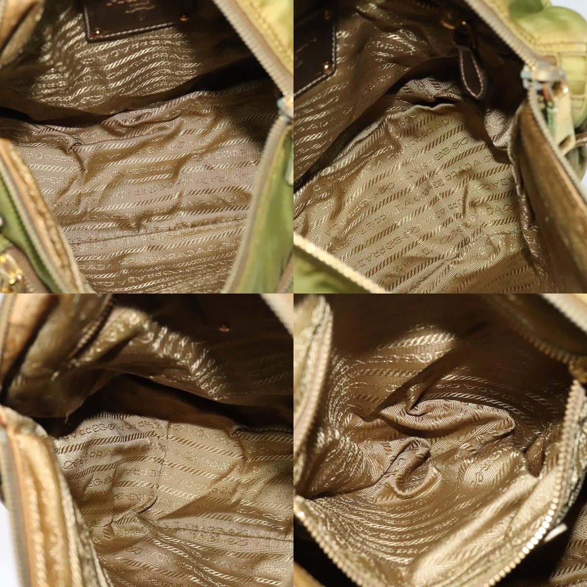 Prada PRADA Shoulder Bag Nylon Green Gold Size ONE SIZE - 12 Thumbnail