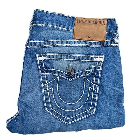 image of True Religion Jeans Size 38 Ricky Blue, Men's