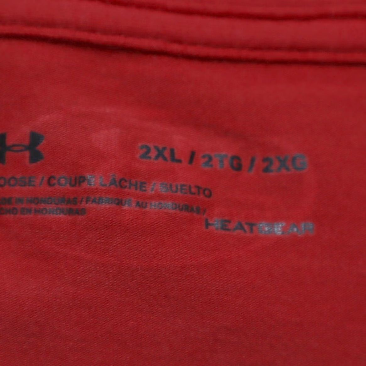 Under Armour Under Armour Proud to be American Stretch Solid T-Shirt Red Men 2XL Shirt Adult Regular Crew Neck Short Sleeve Mens Size US XXL / EU 58 / 5 - 5 Thumbnail