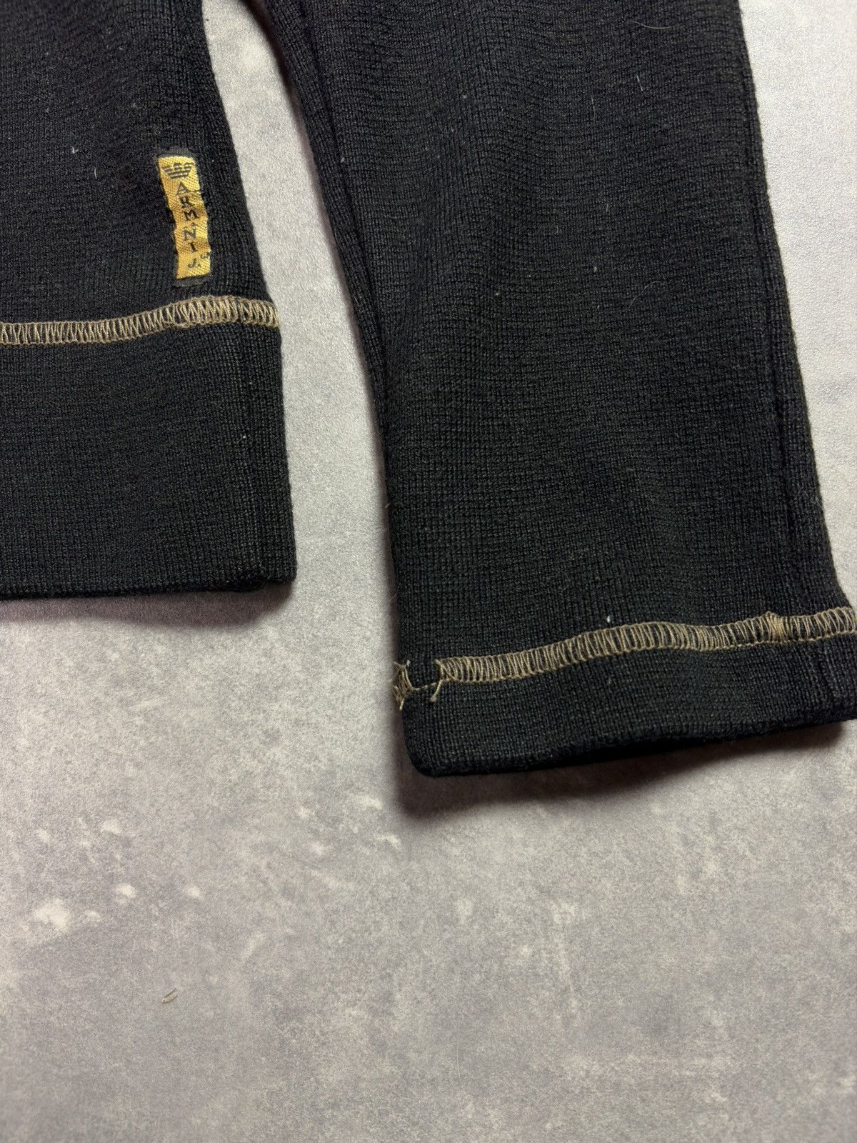 Armani 00s Armani Jeans Slim Fit Big Hood Archival Wool Hoodie M L Size US M / EU 48-50 / 2 - 6 Thumbnail