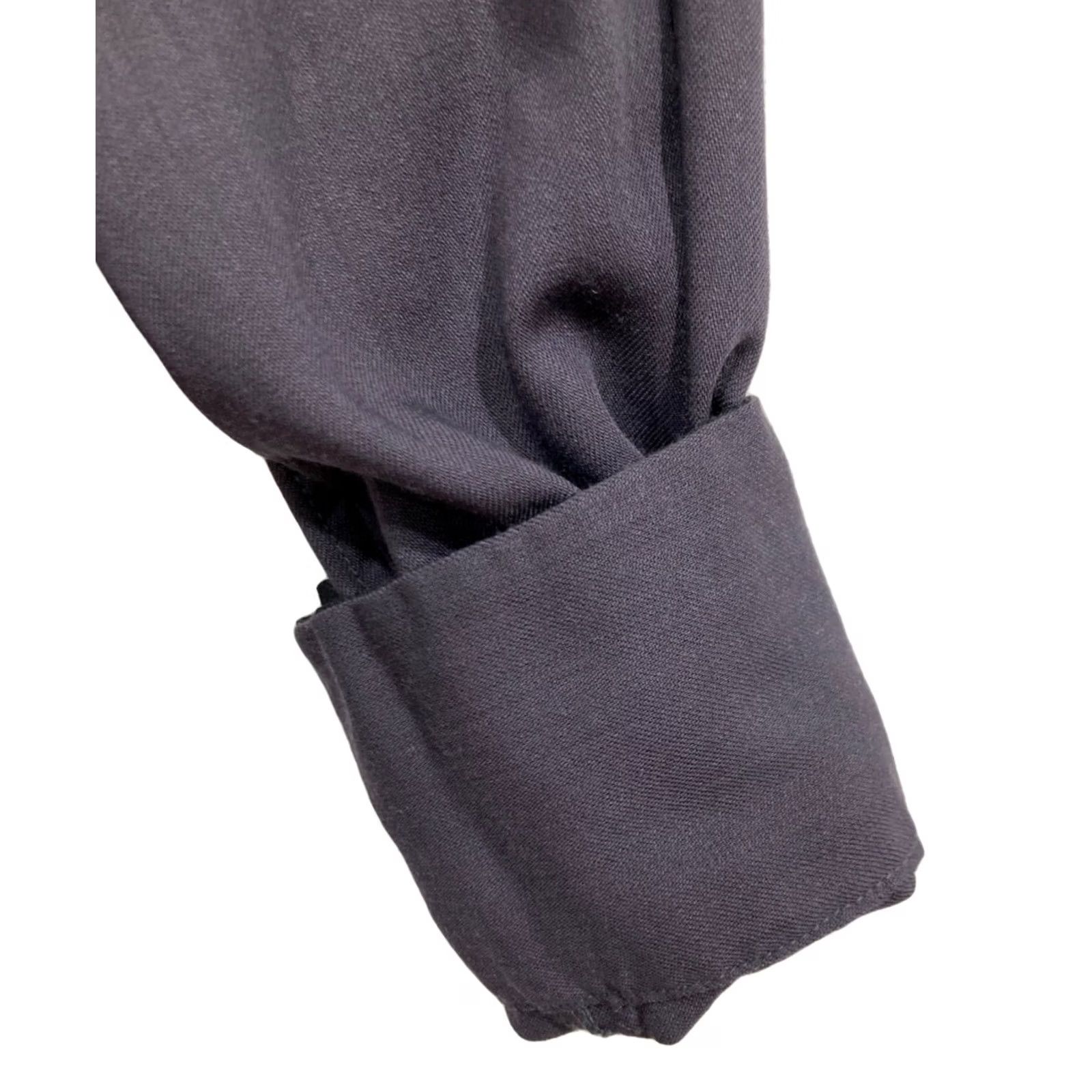 Issey Miyake ISSEY MIYAKE im MIYAKE DESIGN STUDIO shirt Mens M gray wool nylon two-tone Button-Up Casual Everyday Size US M / EU 48-50 / 2 - 5 Thumbnail