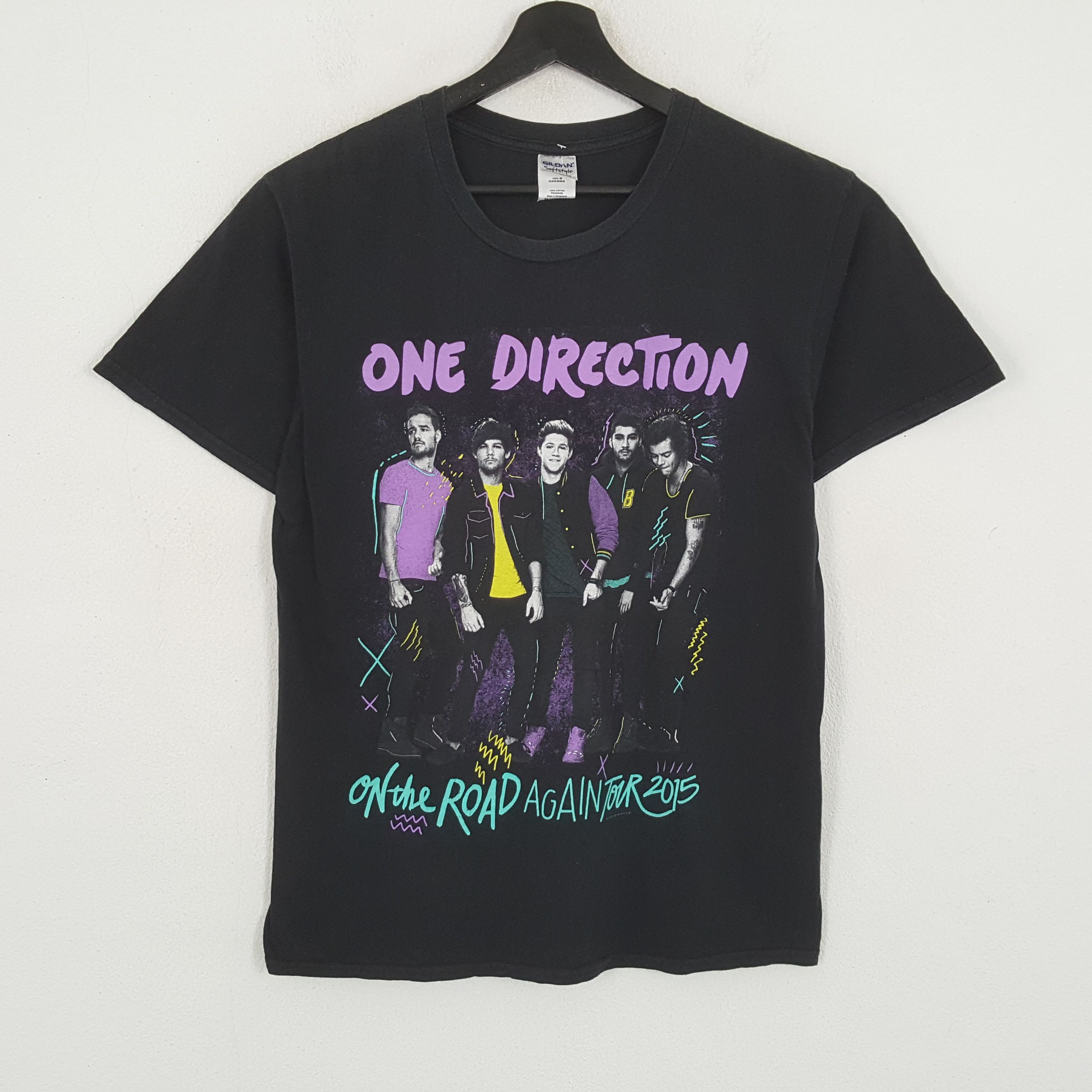 Band Tees × Vintage ONE DIRECTION Boys Band Tour Tshirt Size US M / EU 48-50 / 2 - 1 Thumbnail