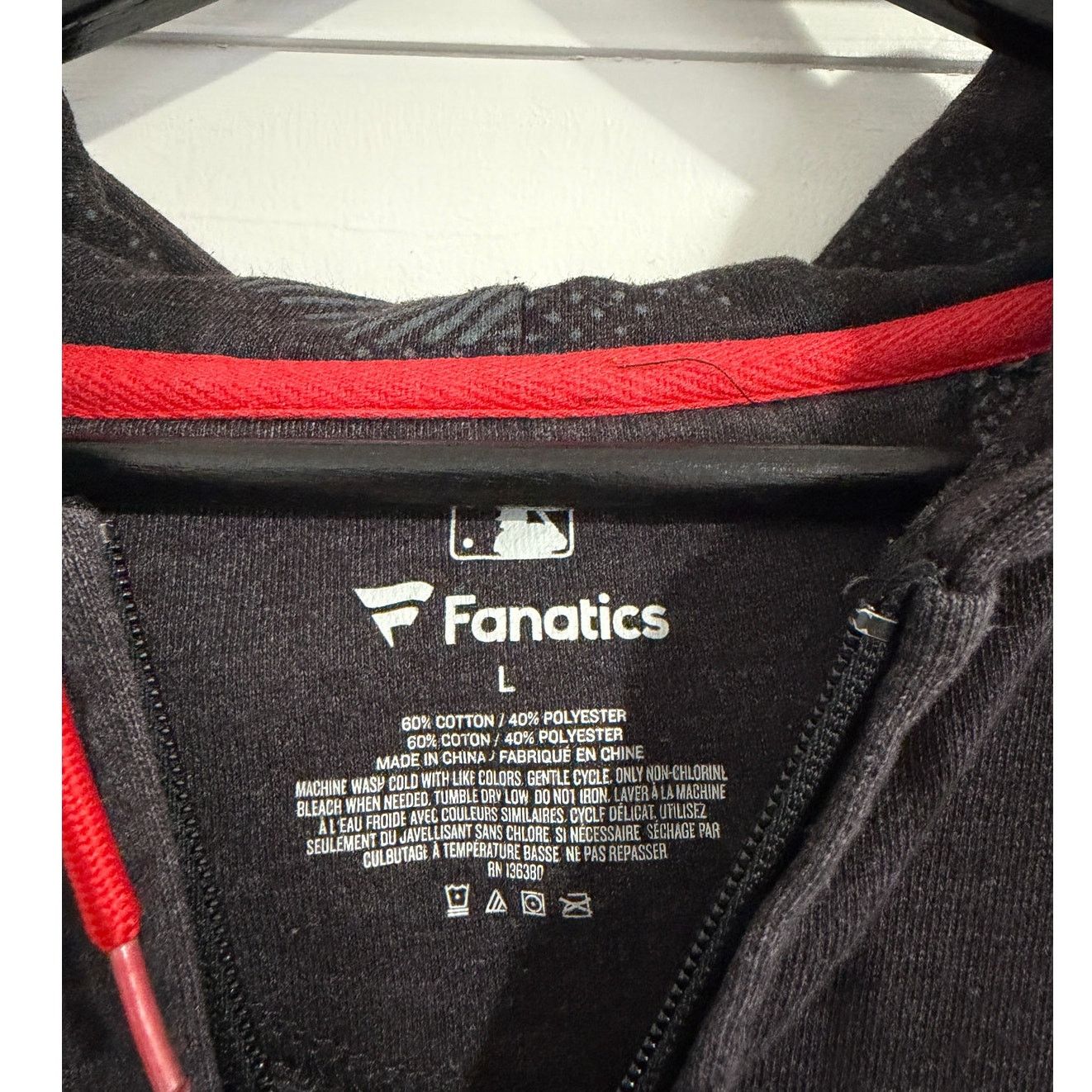 MLB Boston Red Sox Full-Zip Hoodie Sweatshirt Size Large Size US L / EU 52-54 / 3 - 3 Thumbnail