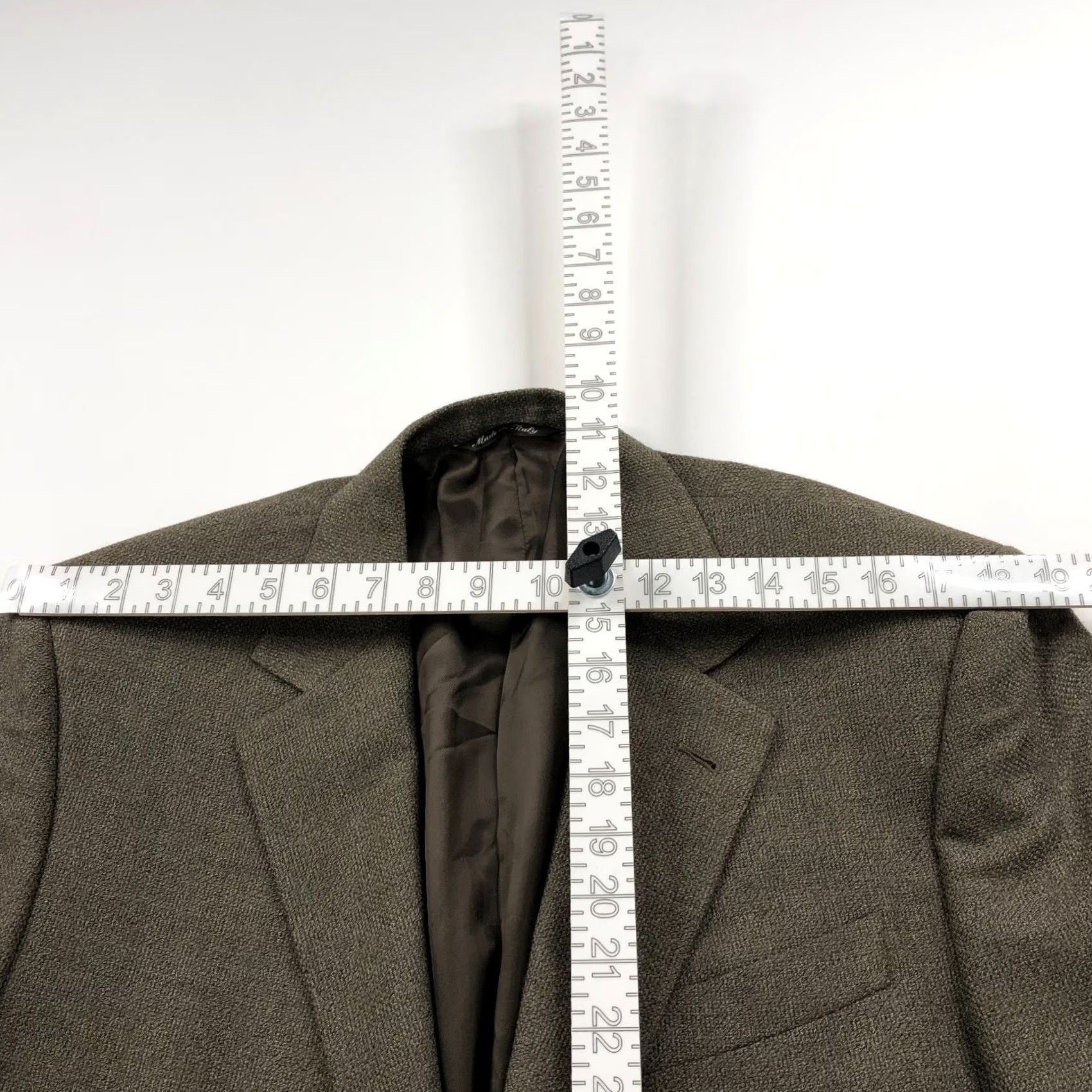 Canali Canali Sport Coat Jacket Brown 100% Wool Button Blazer Mens Regular Sized 40 MINT Size 40R - 4 Thumbnail
