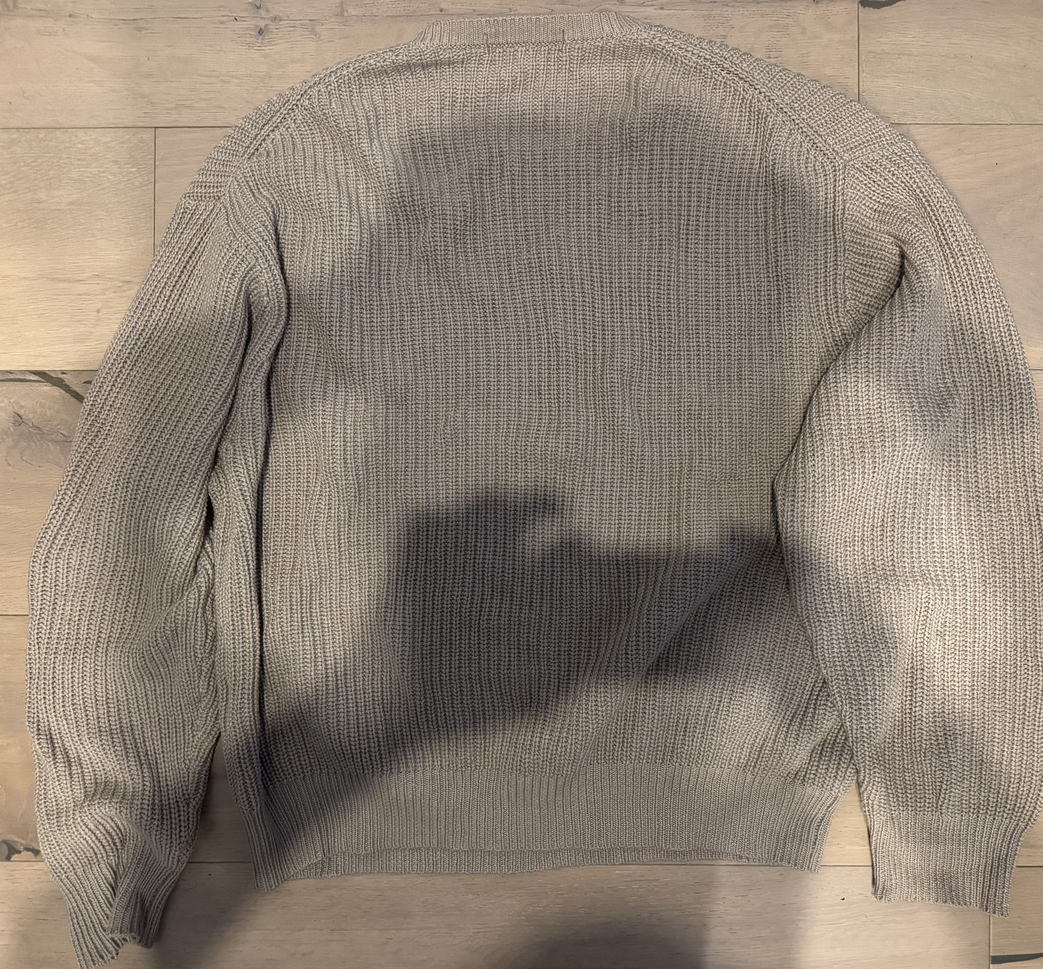 Supreme Small Box Logo Ribbed Sweater Tan Size US M / EU 48-50 / 2 - 3 Thumbnail