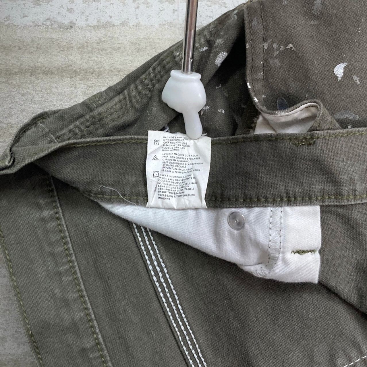 Dickies Vintage 90s Dickies Carpenter Pants 36x32 Straight Fit Green Size US 36 / EU 52 - 5 Thumbnail