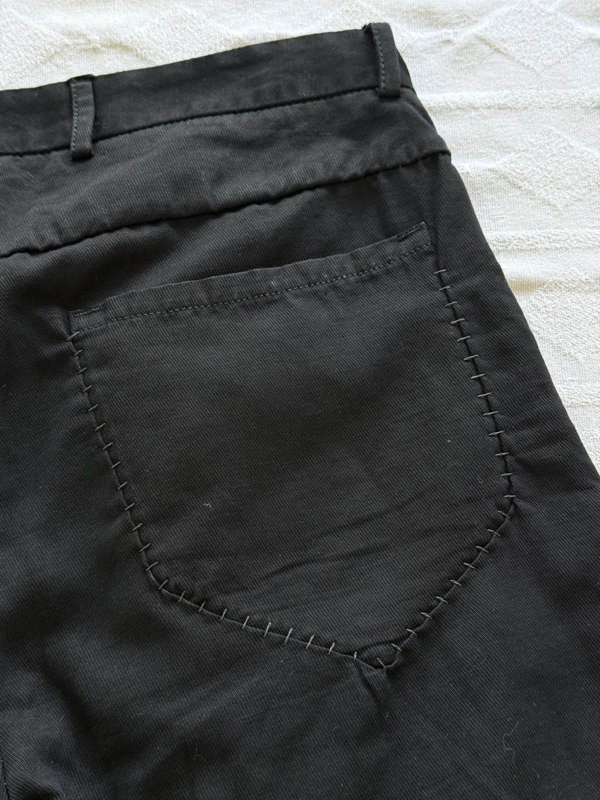 Layer-0 Layer-0 Black Cotton Pants Size US 32 / EU 48 - 10 Thumbnail