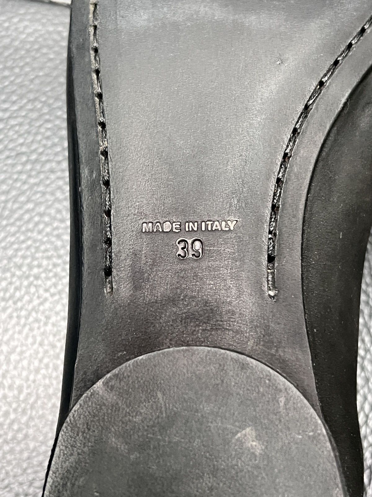 Uma Wang Uma Wang Pointed Toe Leather Ballet Flats Size US 9 / IT 39 - 19 Thumbnail