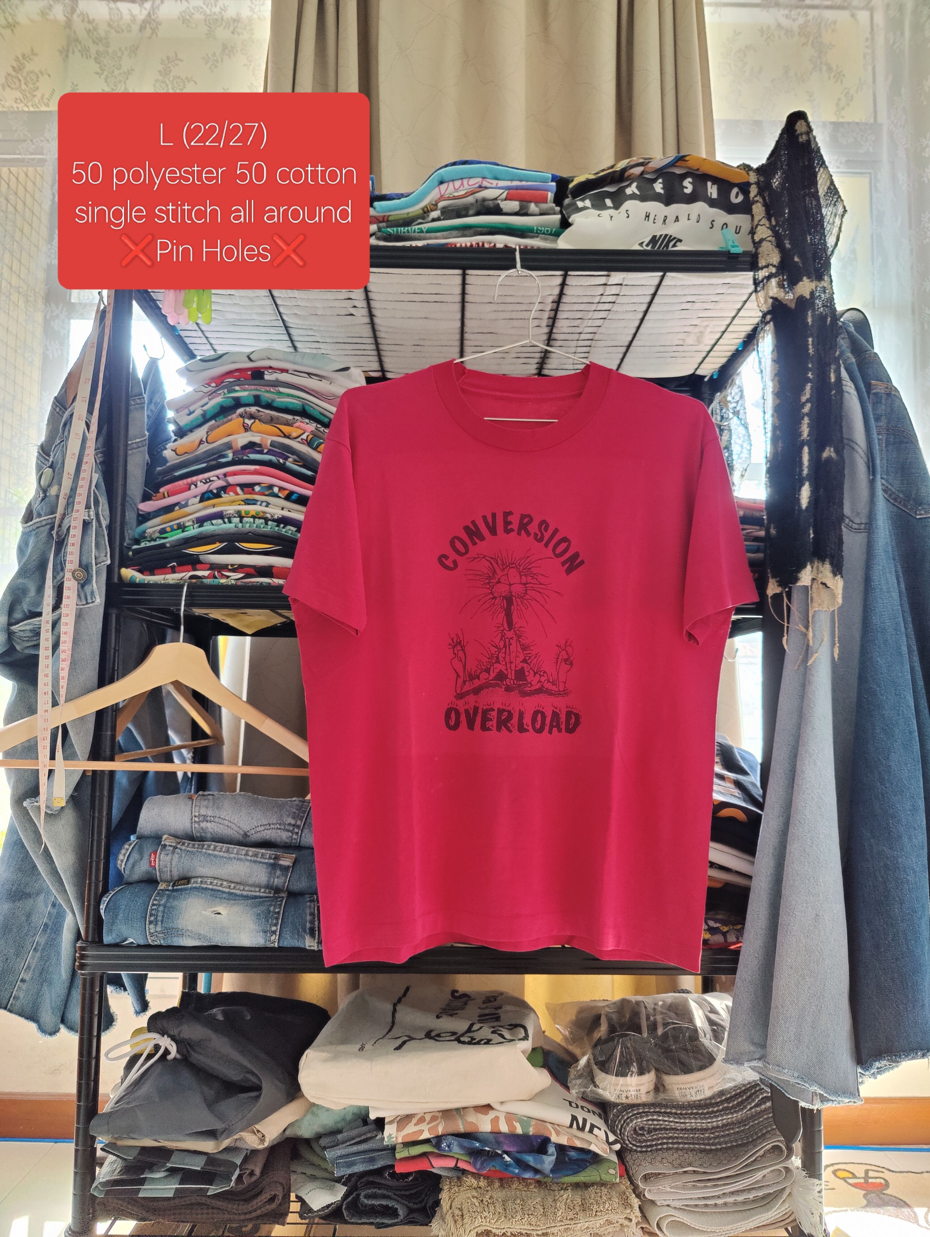 Vintage vintage 80s - Conversion Overload 🙀 Size US L / EU 52-54 / 3 - 4 Thumbnail