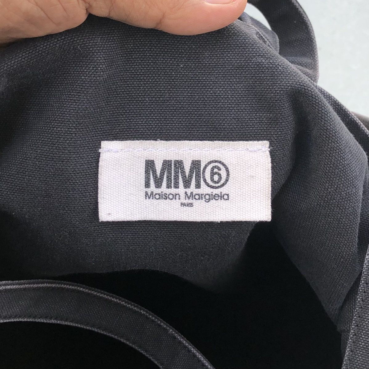 Maison Margiela MAISON MARGIELA MM6 Logo Canvas Tote Bag Three Way Size ONE SIZE - 14 Thumbnail