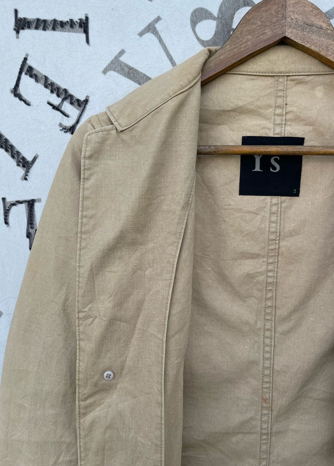 Yohji Yamamoto 🔥Vintage Yohji Yamamoto Y's Cotton Button Jacket Size US S / EU 44-46 / 1 - 18 Thumbnail
