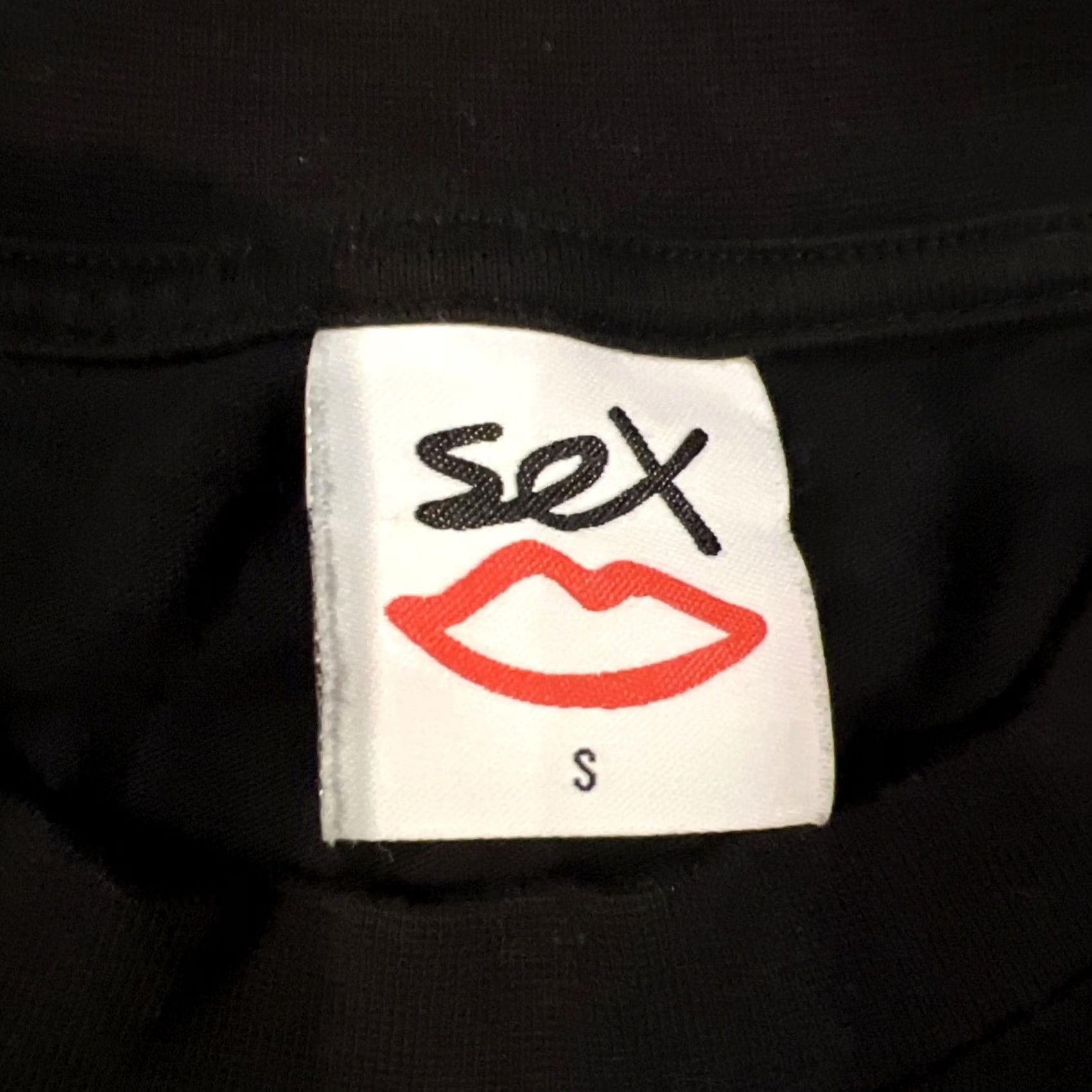 Vintage NWOT Sex Shirt Parody Dogtown Sextown Graphic Print Long Sleeve L/S Small Black Mens Crew Neck Jacket? Size US S / EU 44-46 / 1 - 5 Thumbnail