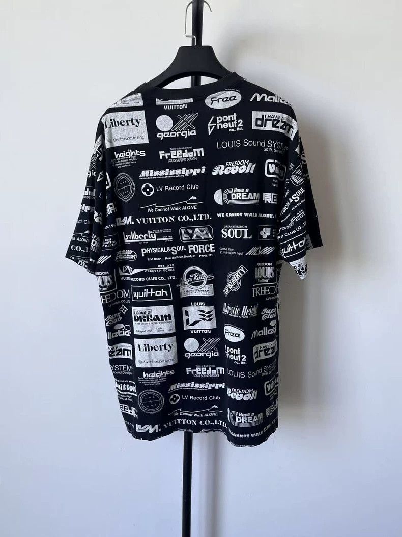 Louis Vuitton LOUIS VUITTON Alphabetic multi-logo printed casual short s Size US XL / EU 56 / 4 - 2 Thumbnail